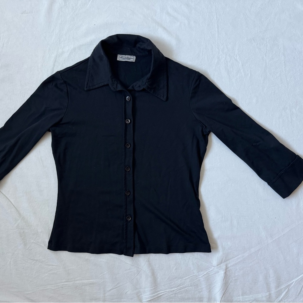Vintage 90s Evolution Classic Black Shirt